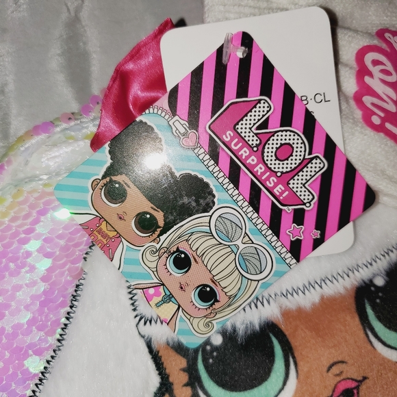 LOL Surprise NWT Diva Hat & Glove Set Pink and White 207 - Picture 7 of 7